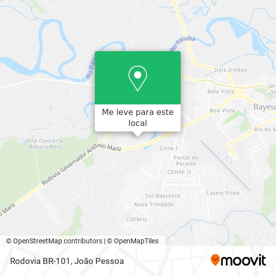 Rodovia BR-101 mapa