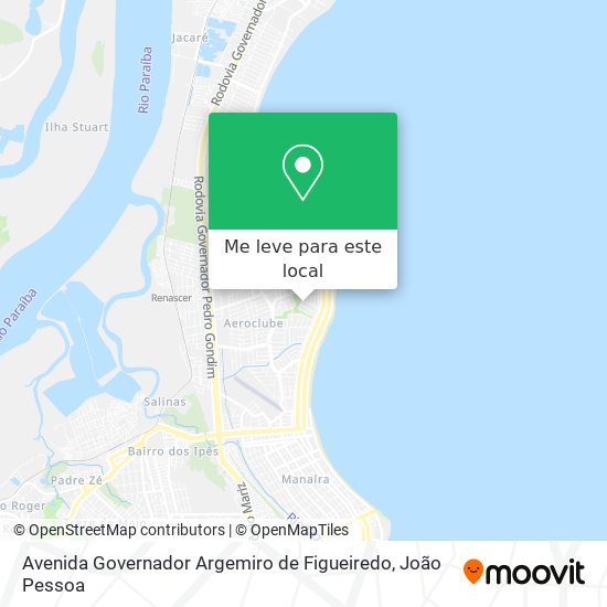Avenida Governador Argemiro de Figueiredo mapa