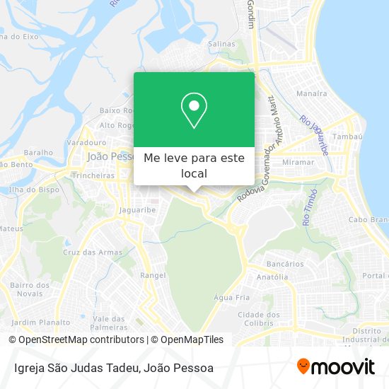 Igreja São Judas Tadeu mapa