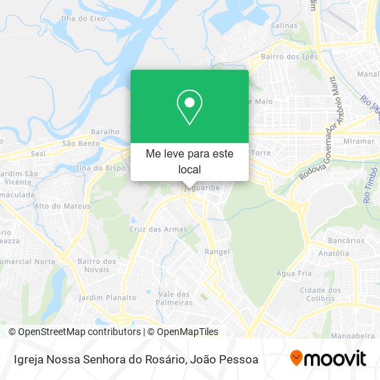 Igreja Nossa Senhora do Rosário mapa