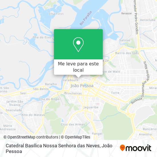 Catedral Basílica Nossa Senhora das Neves mapa