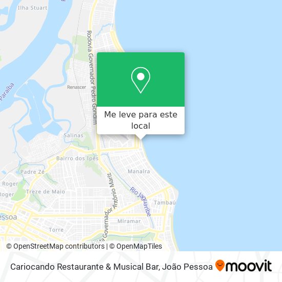 Cariocando Restaurante & Musical Bar mapa