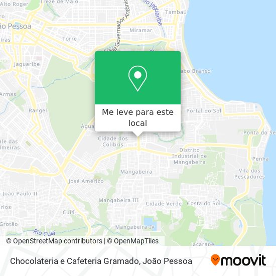 Chocolateria e Cafeteria Gramado mapa