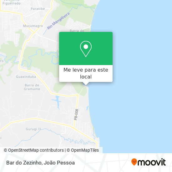 Bar do Zezinho mapa