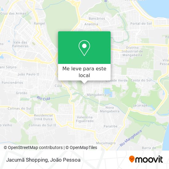 Jacumã Shopping mapa