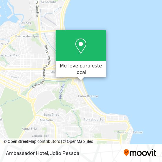 Ambassador Hotel mapa