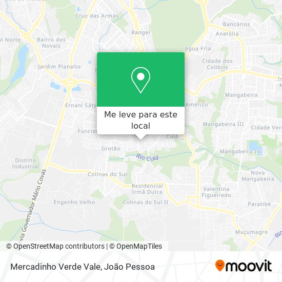Mercadinho Verde Vale mapa