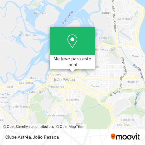 Clube Astréa mapa