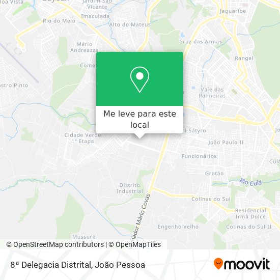 8ª Delegacia Distrital mapa