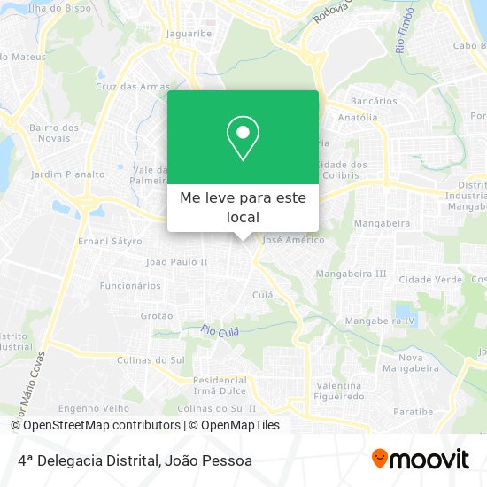 4ª Delegacia Distrital mapa