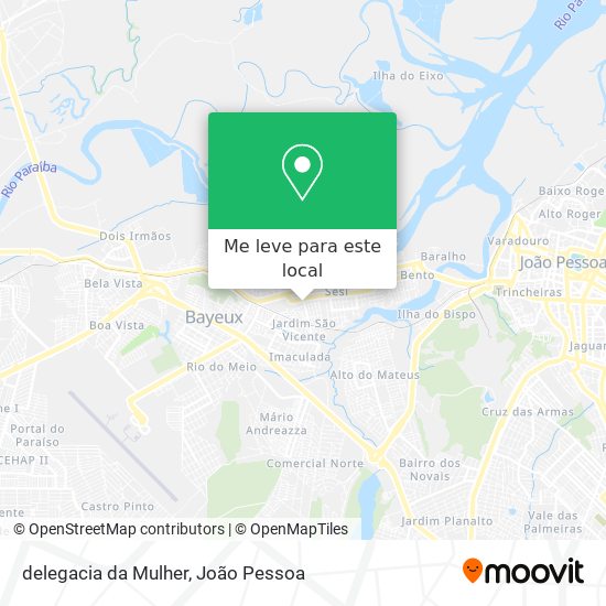 delegacia da Mulher mapa