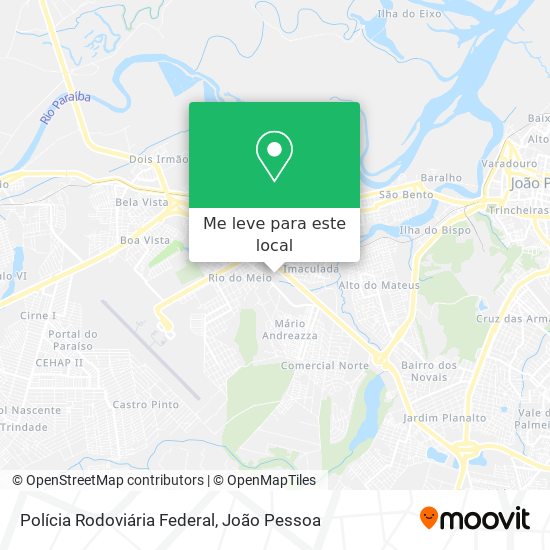 Polícia Rodoviária Federal mapa