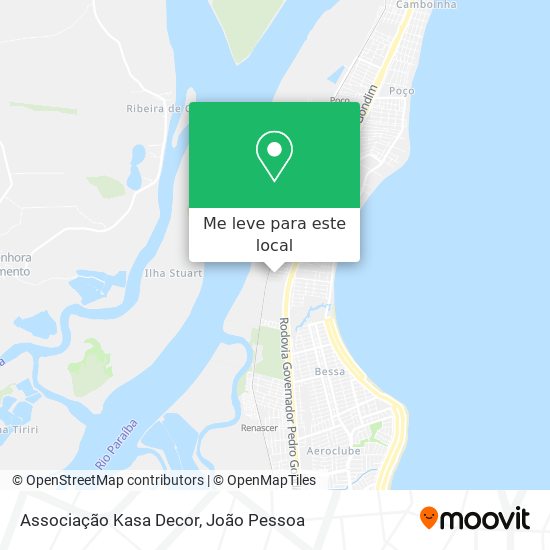 Associação Kasa Decor mapa