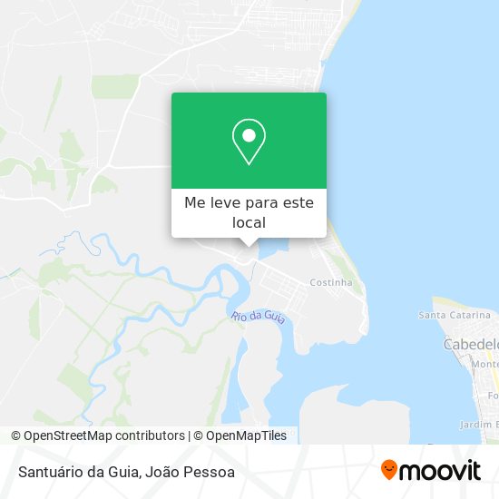 Santuário da Guia mapa