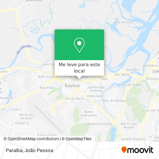 Paraíba mapa