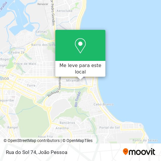 Rua do Sol 74 mapa