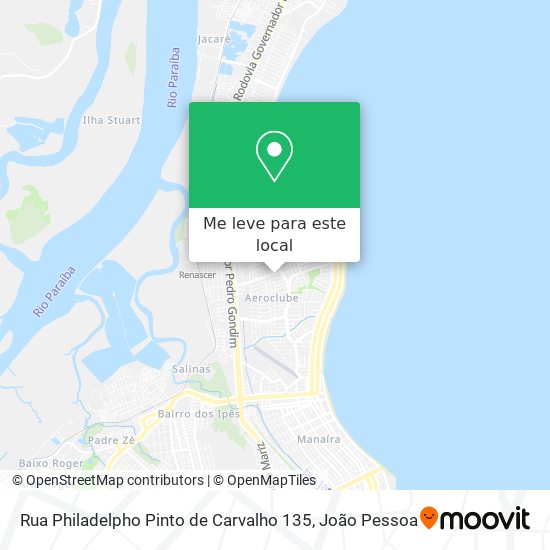 Rua Philadelpho Pinto de Carvalho 135 mapa