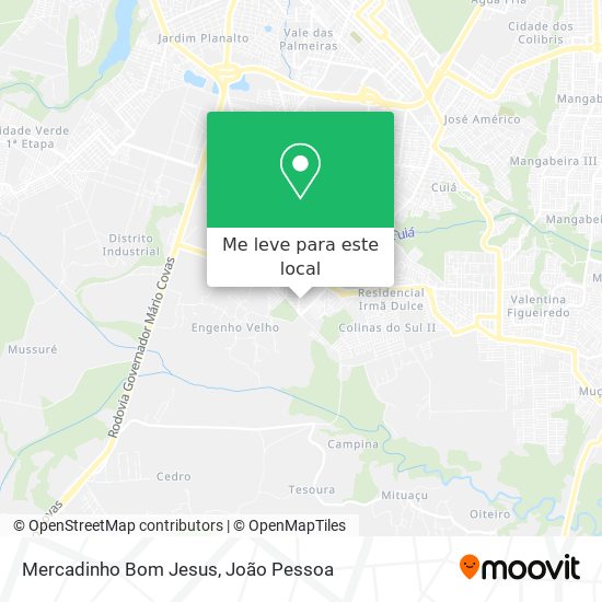 Mercadinho Bom Jesus mapa
