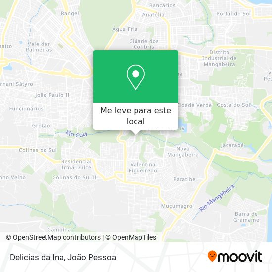 Delicias da Ina mapa