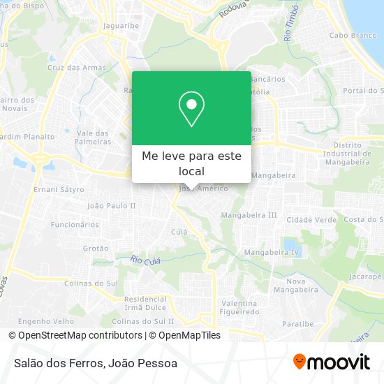 Salão dos Ferros mapa