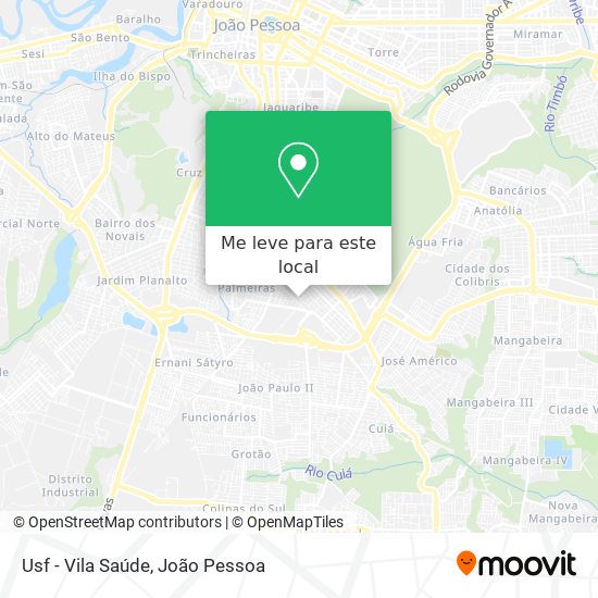 Usf - Vila Saúde mapa