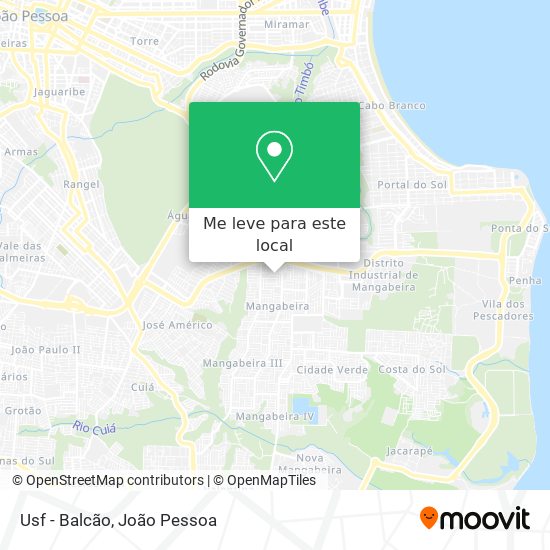 Usf - Balcão mapa