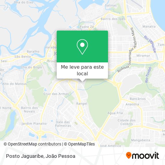 Posto Jaguaribe mapa