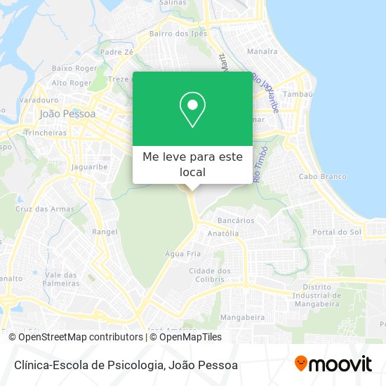 Clínica-Escola de Psicologia mapa