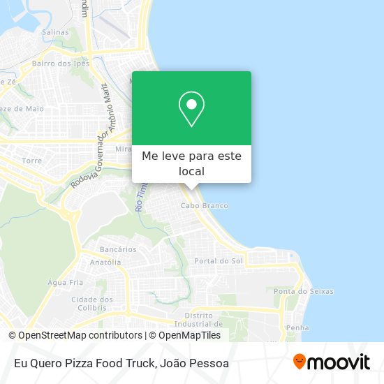 Eu Quero Pizza Food Truck mapa