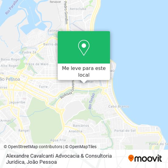 Alexandre Cavalcanti Advocacia & Consultoria Jurídica mapa