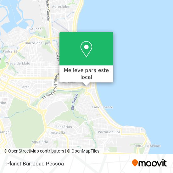 Planet Bar mapa