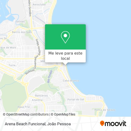 Arena Beach Funcional mapa