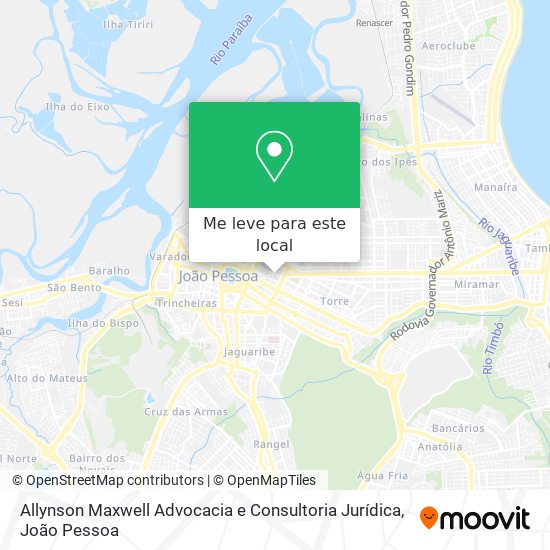 Allynson Maxwell Advocacia e Consultoria Jurídica mapa