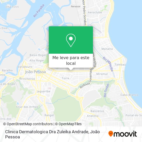 Clinica Dermatologica Dra Zuleika Andrade mapa