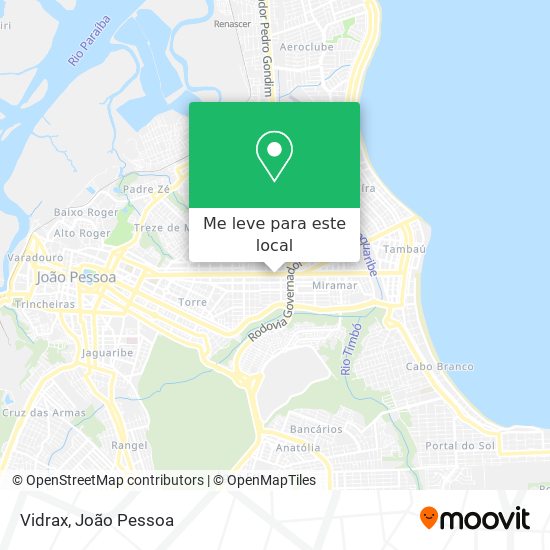 Vidrax mapa
