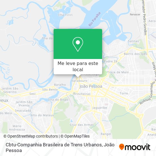 Cbtu-Companhia Brasileira de Trens Urbanos mapa