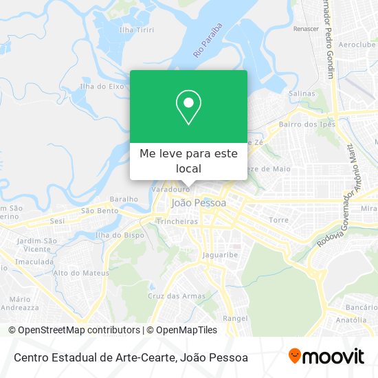 Centro Estadual de Arte-Cearte mapa