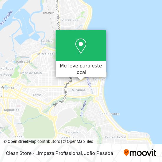 Clean Store - Limpeza Profissional mapa