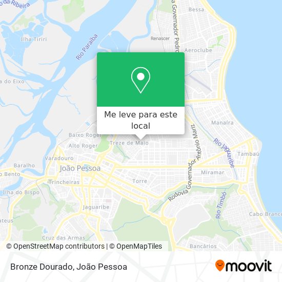 Bronze Dourado mapa