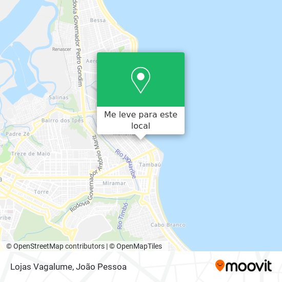 Lojas Vagalume mapa