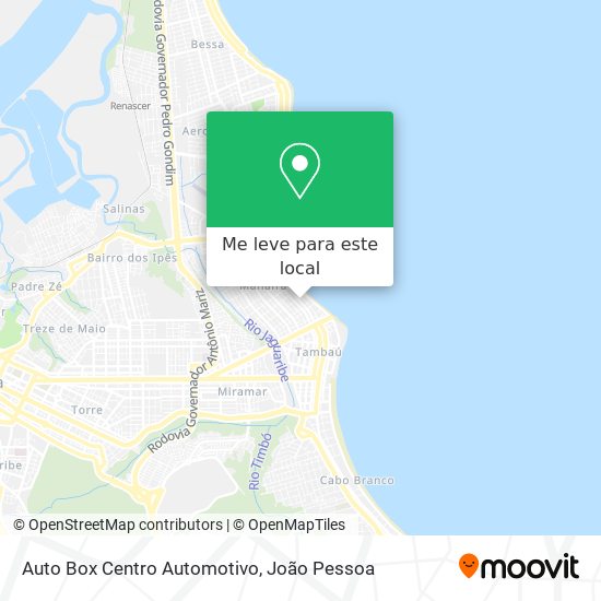 Auto Box Centro Automotivo mapa