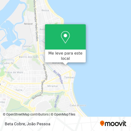 Beta Cobre mapa