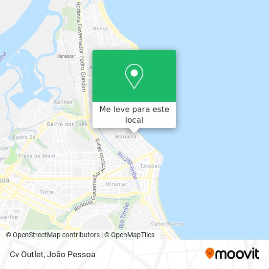 Cv Outlet mapa