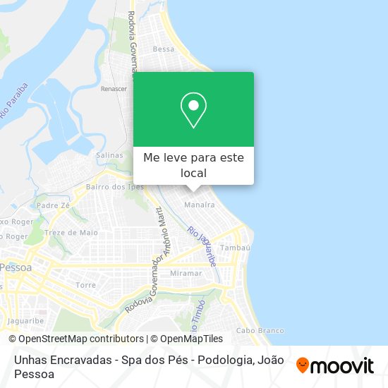 Unhas Encravadas - Spa dos Pés - Podologia mapa