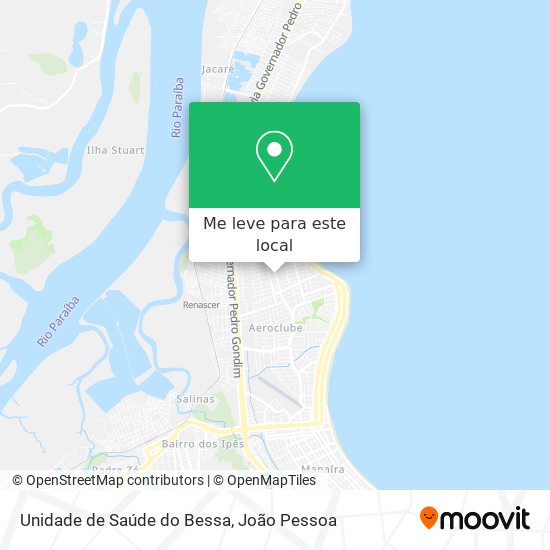 Unidade de Saúde do Bessa mapa