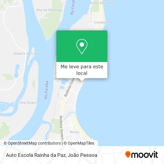 Auto Escola Rainha da Paz mapa