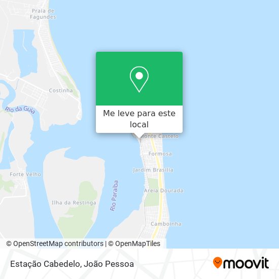 Estação Cabedelo mapa