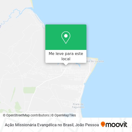 Ação Missionária Evangélica no Brasil mapa