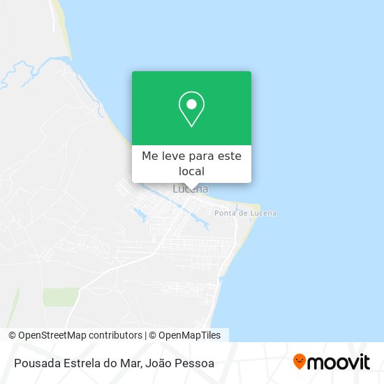 Pousada Estrela do Mar mapa