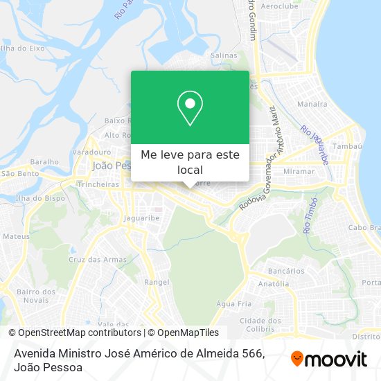 Avenida Ministro José Américo de Almeida 566 mapa